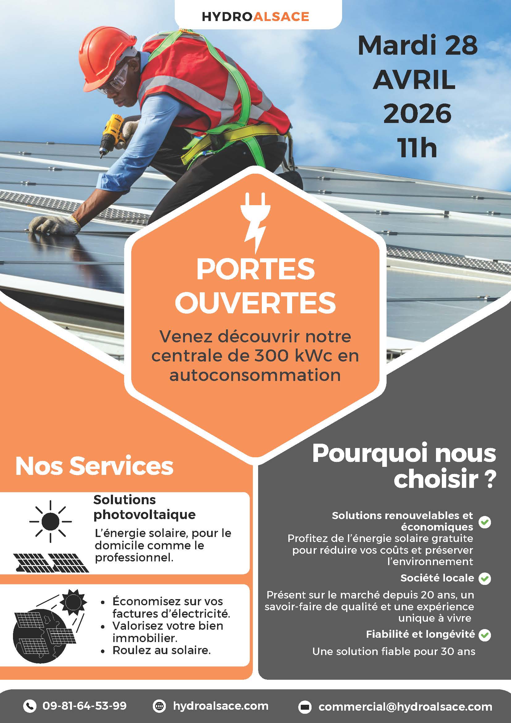 Journée portes ouvertes le mardi 28 avril 2026